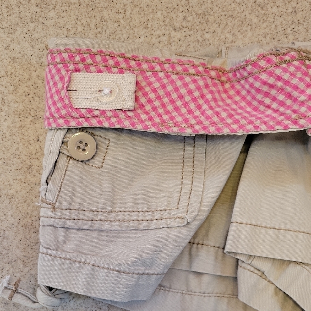 So Wear It Declare It Kids Beige Cargo Shorts Size 7 100% Cotton - Picture 9 of 9